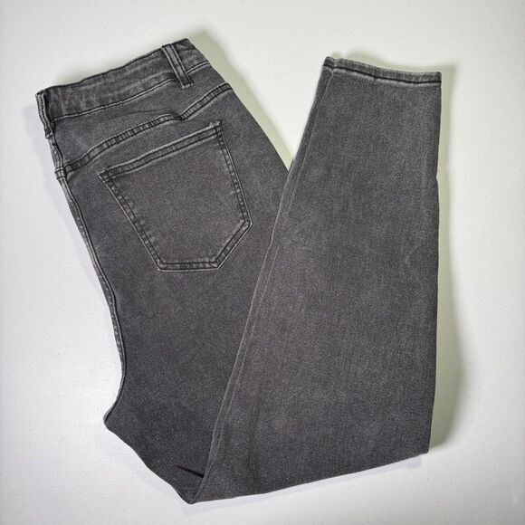 Shein Plus, High Waist Jeans, 5 Pocket Skinny Jeans Womens 0XL Curve‎ Dark Grey - Picture 9 of 14